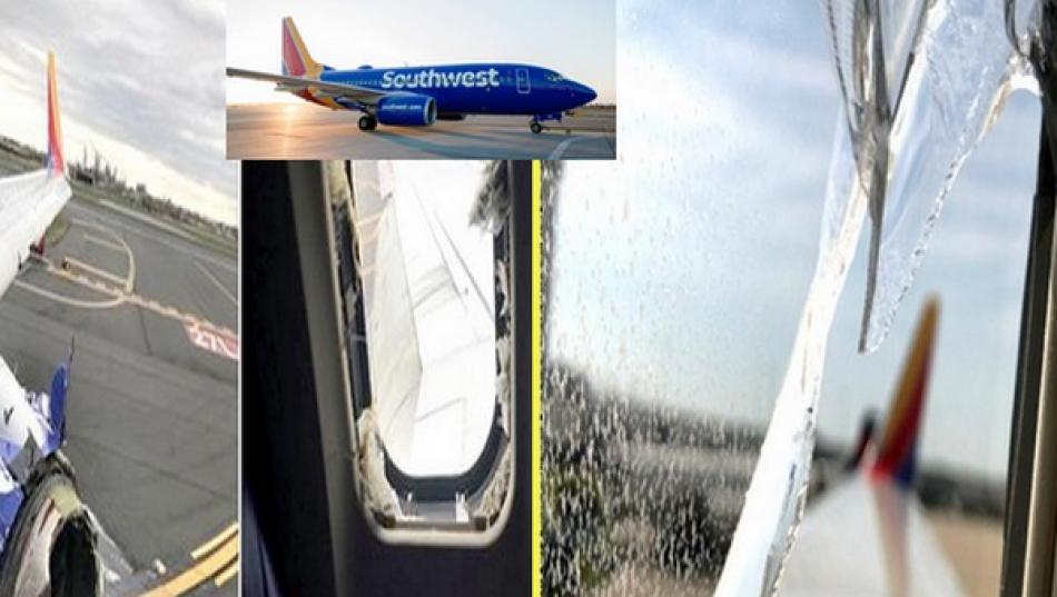 Window crack forces US flight to land